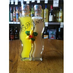 Limoncello and lemons cream in a double bottle 40 cl.